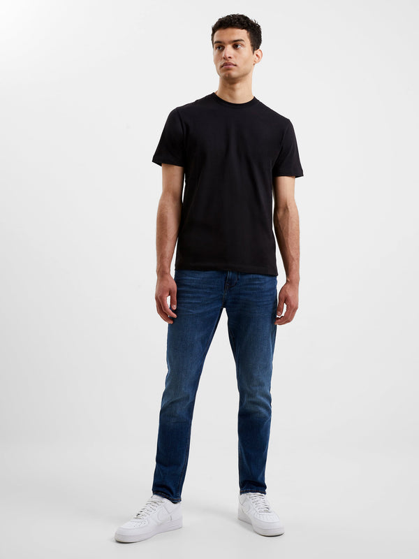 Fcuk Organic Cotton Classic T-Shirt Black Onyx