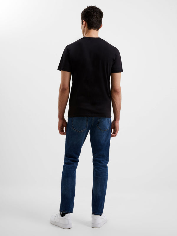 Fcuk Organic Cotton Classic T-Shirt Black Onyx