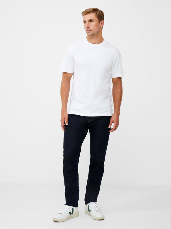 Fcuk Organic Cotton Classic T-Shirt Linen White