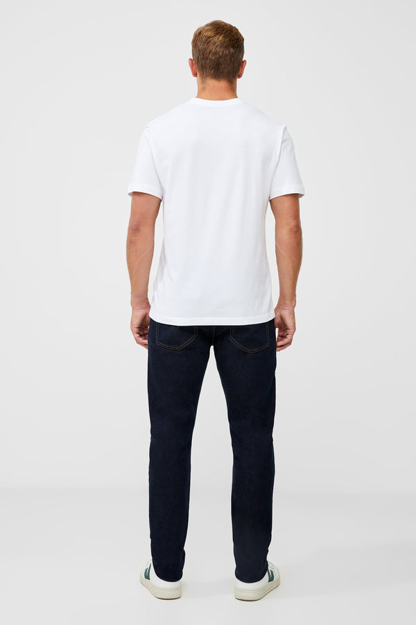 Fcuk Organic Cotton Classic T-Shirt Linen White