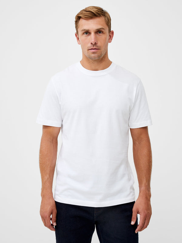 fcuk Organic Cotton Classic T-Shirt Linen White
