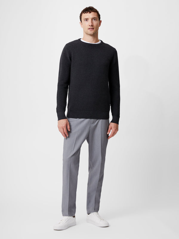 Fcuk Ottoman Jumper Charcoal Melange