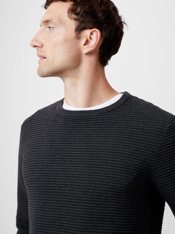 Fcuk Ottoman Jumper Charcoal Melange