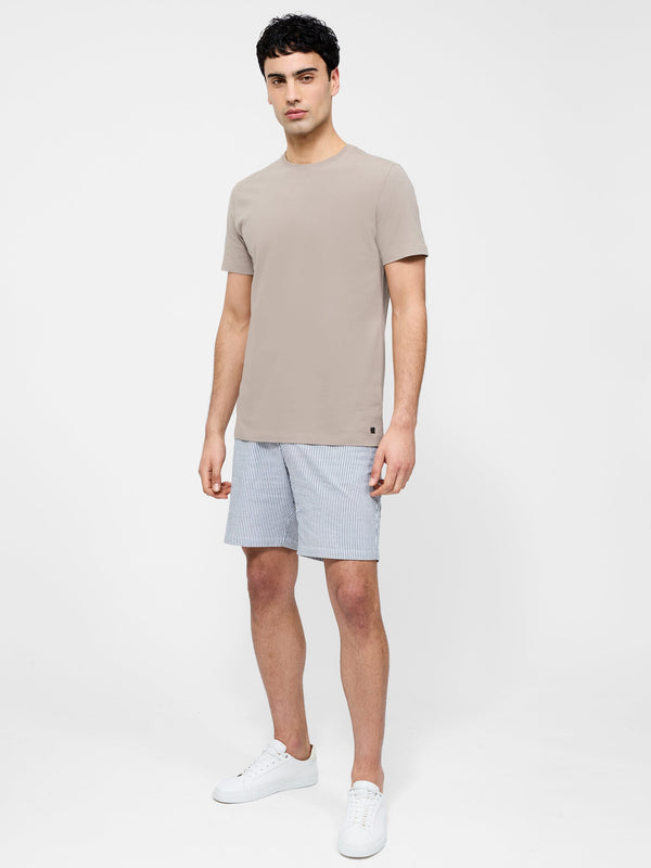fcuk Peached Cotton Short Sleeve T-Shirt Taupe