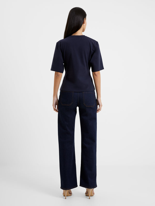 Fcuk Pearl Top Utility Blue