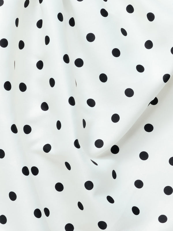 Fcuk Polka Dot Midi Dress Summer White/Polka D