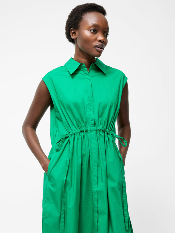 Fcuk Poplin Tie Sleeveless Dress Jelly Bean