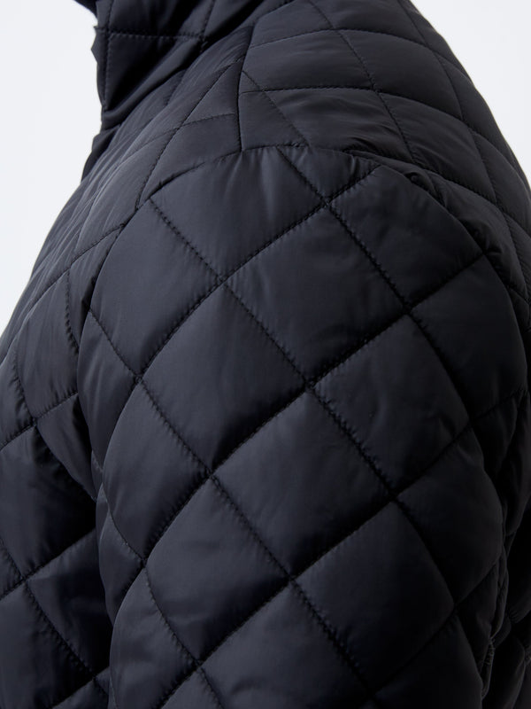 Fcuk Quilted Jacket Black
