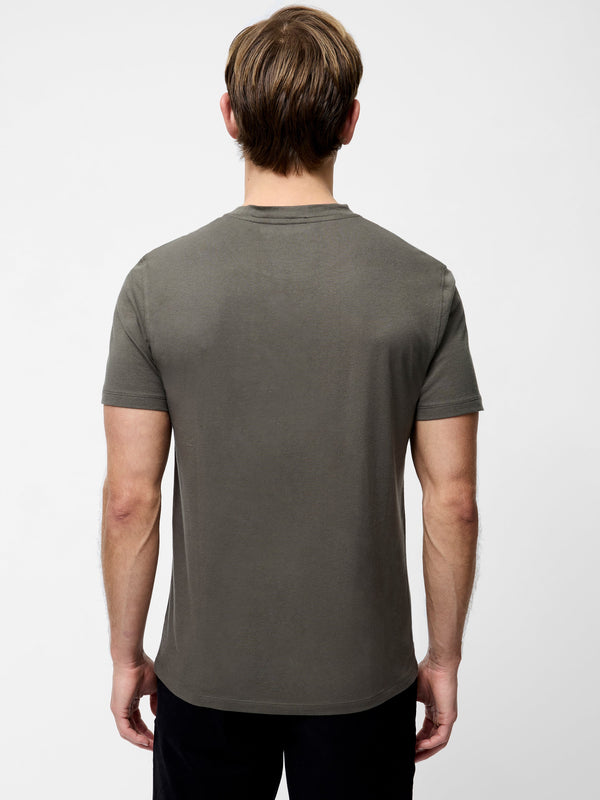 Fcuk Racing Car Graphic T-Shirt Khaki