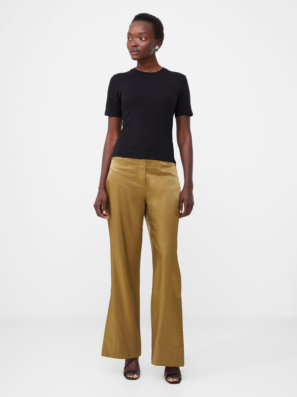 Fcuk Rallie Cotton Crew Neck T-Shirt Black