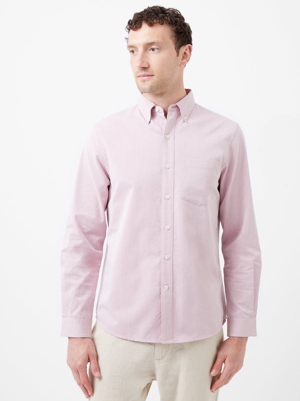 fcuk Regular Fit Button Down Oxford Shirt Pink