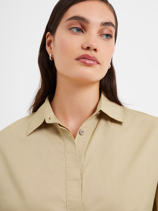 Fcuk Rhodes Poplin Popover Shirt Incense