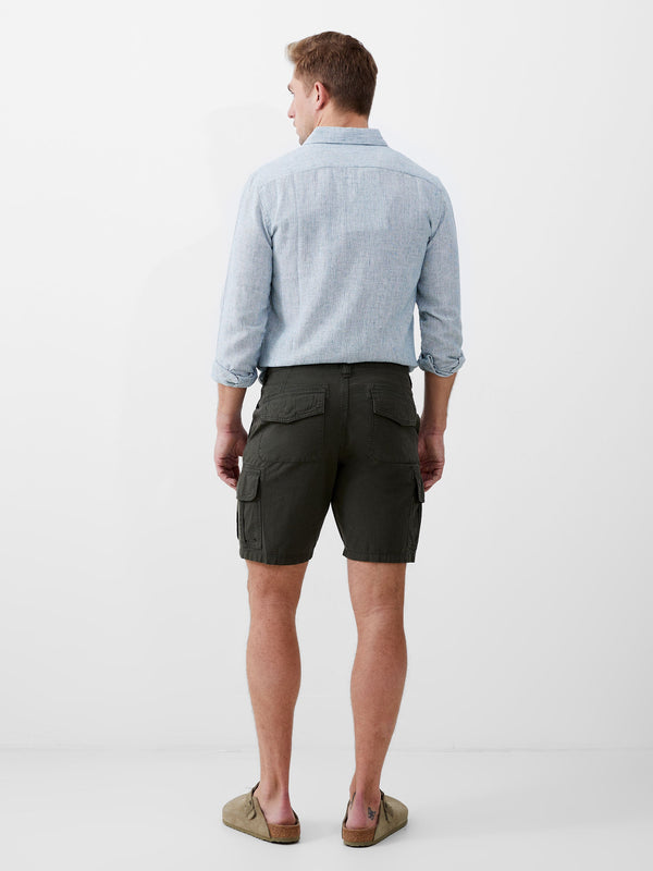 Fcuk Ripstop Cargo Shorts Olive