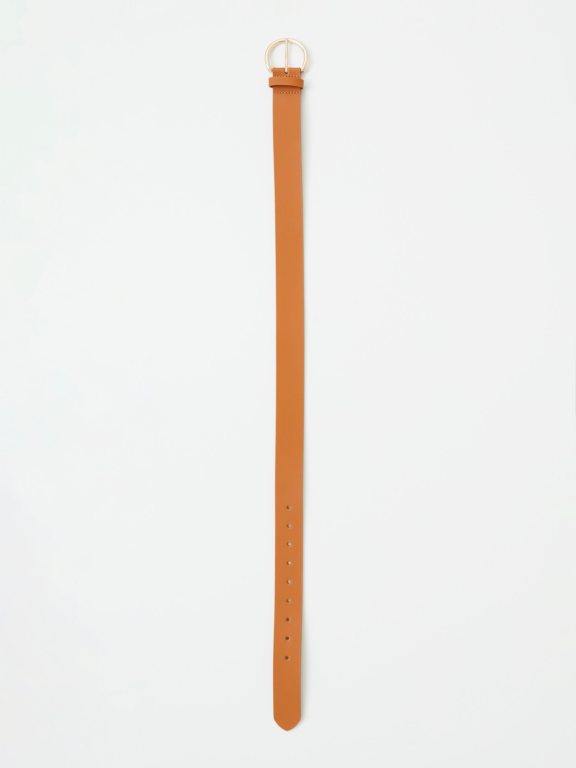 Fcuk Round Buckle Belt Tan/Matt Gold