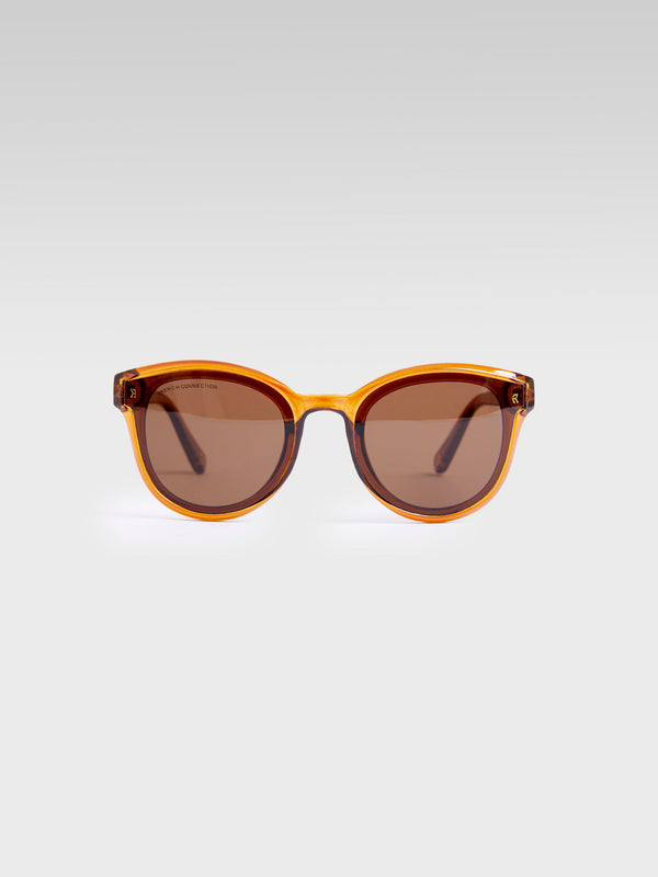 fcuk Round Sunglasses Tan