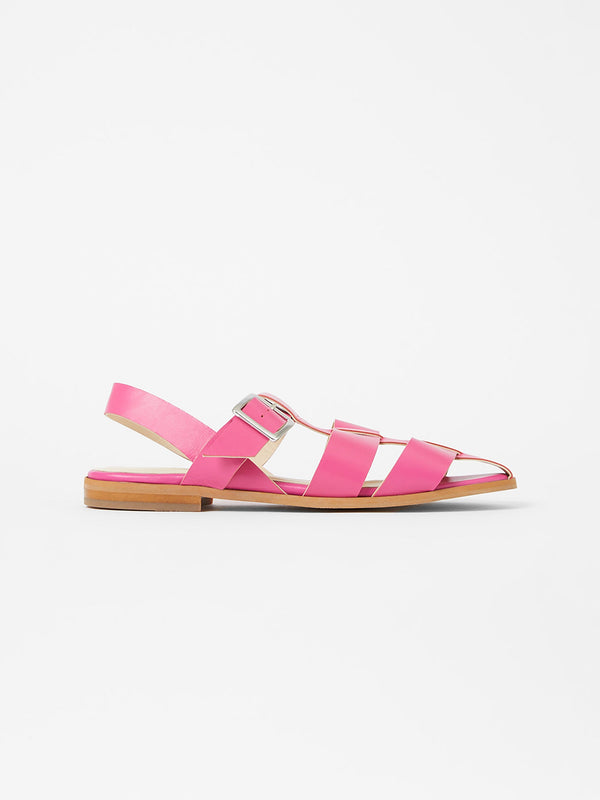fcuk S+W x Luisa Fisherman Caged Sandals Fuchsia