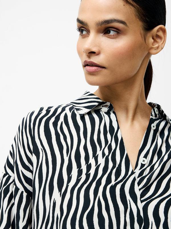 Fcuk Seine Shirt Black/Classic Cream