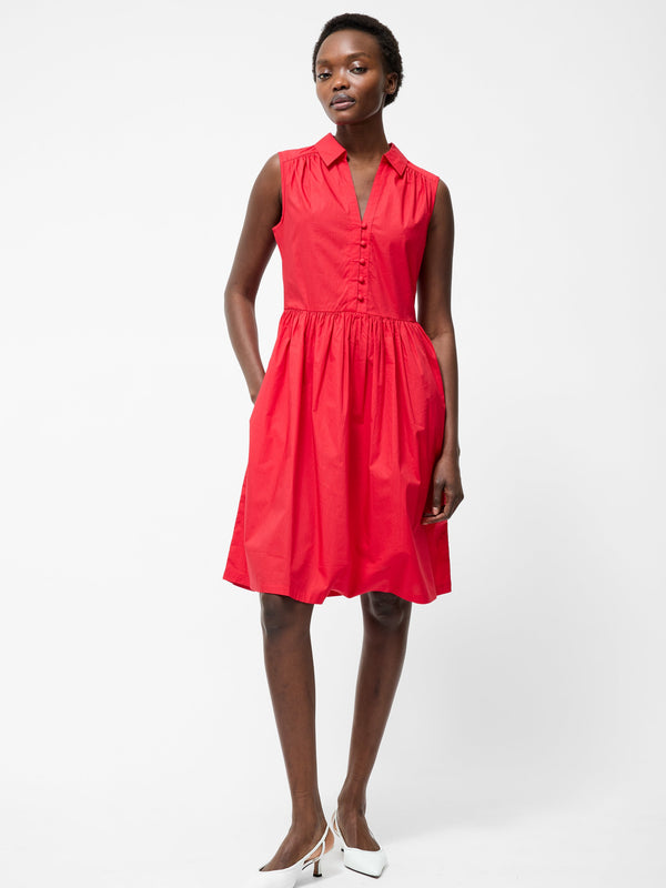fcuk Sleeveless Smock Dress Poppy