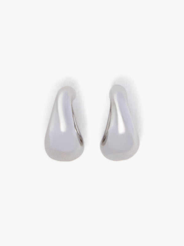 fcuk Small Teardrop Stud Earrings Silver