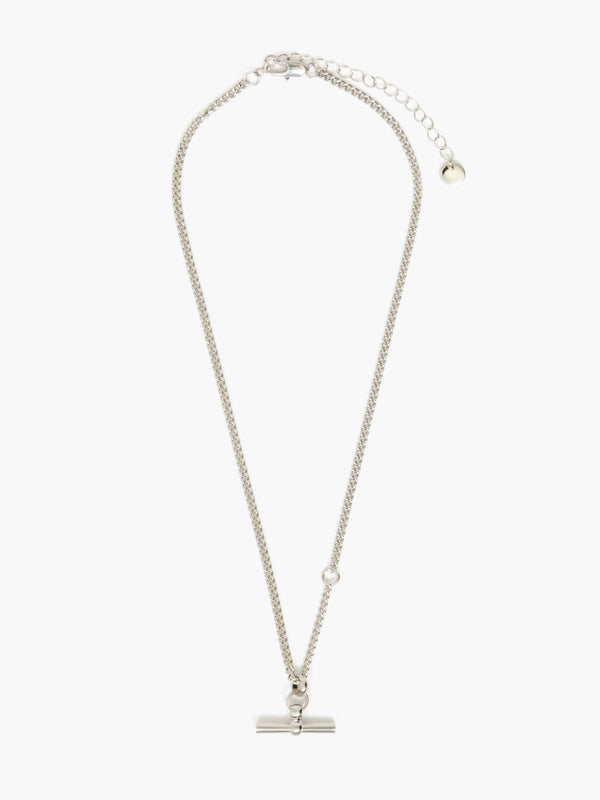 fcuk T-Bar Necklace Silver