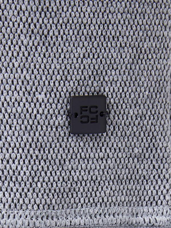 Fcuk Textured Crew Sweatshirt Grey