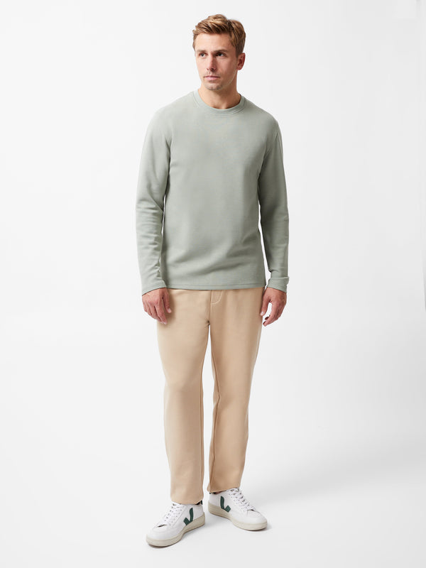 fcuk Textured Long Sleeve T-Shirt Sage Green