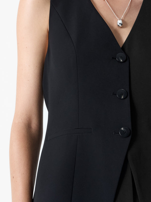 Fcuk Vinnie Tailored Jumpsuit Black