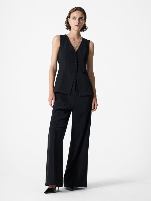 fcuk Vinnie Tailored Jumpsuit Black