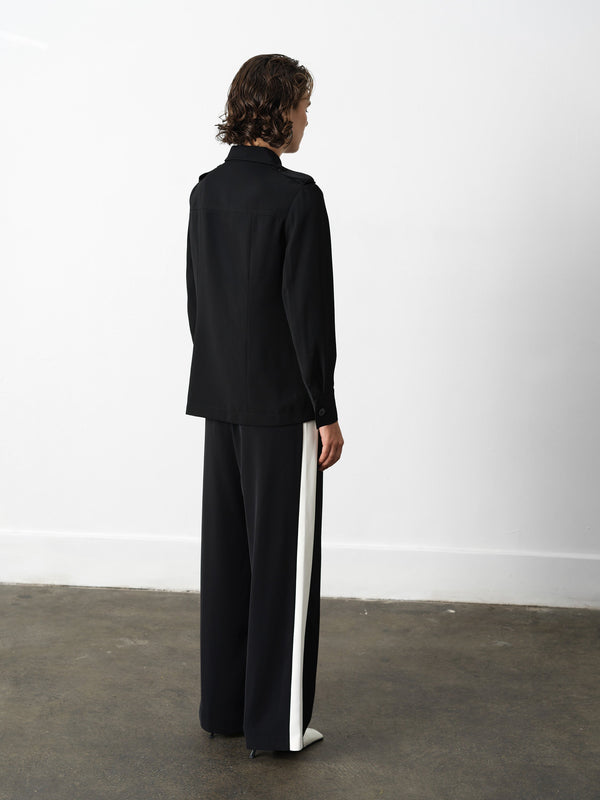 Fcuk Vinnie Tailored Shirt Jacket Black