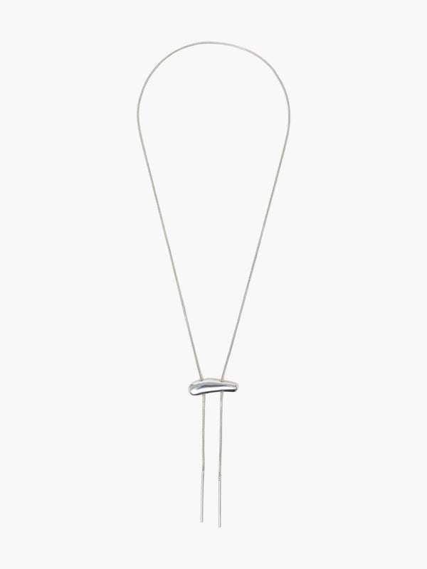 fcuk Western Slider Lariat Necklace Silver