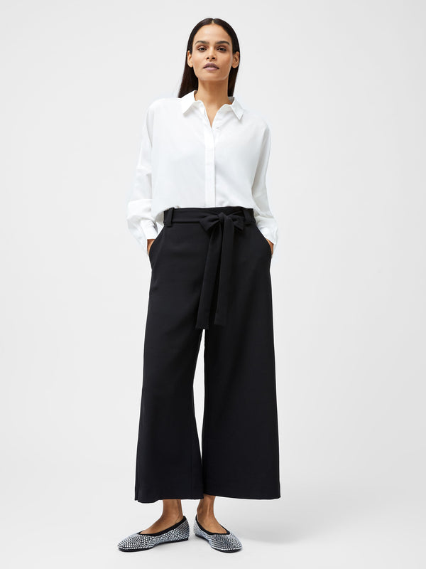 fcuk Whisper Belted Culottes Black