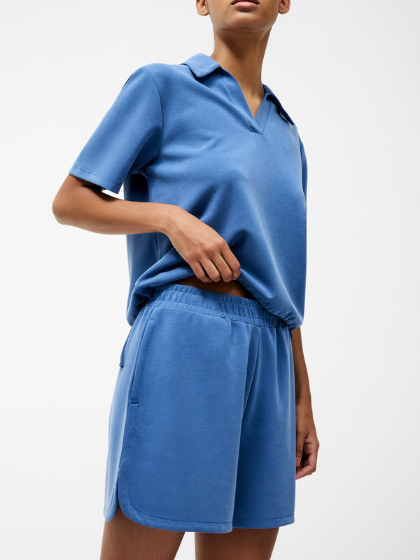 Fcuk Wren Sweat Shorts Slate Blue