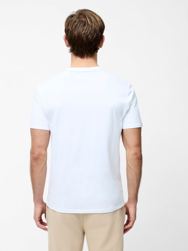 Fcuk French Connection Broken Block Organic Graphic T-Shirt White