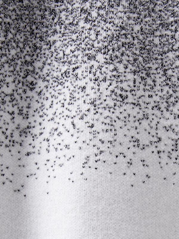 Fcuk Kday Gradient Lurex Jumper Blackout/Linen White