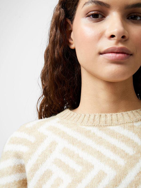 Fcuk Martina Graphic Cropped Jumper Incense/Classic Crm