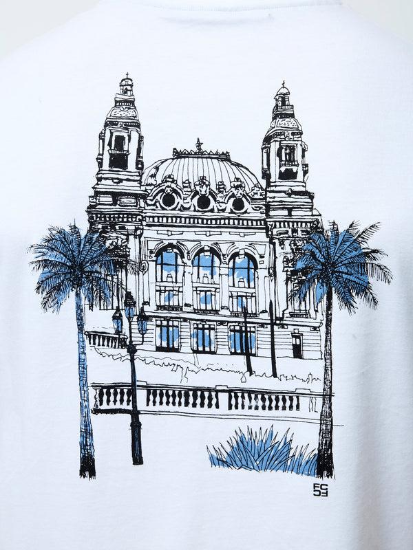 Fcuk Monument Organic Short Sleeve Graphic T-Shirt White