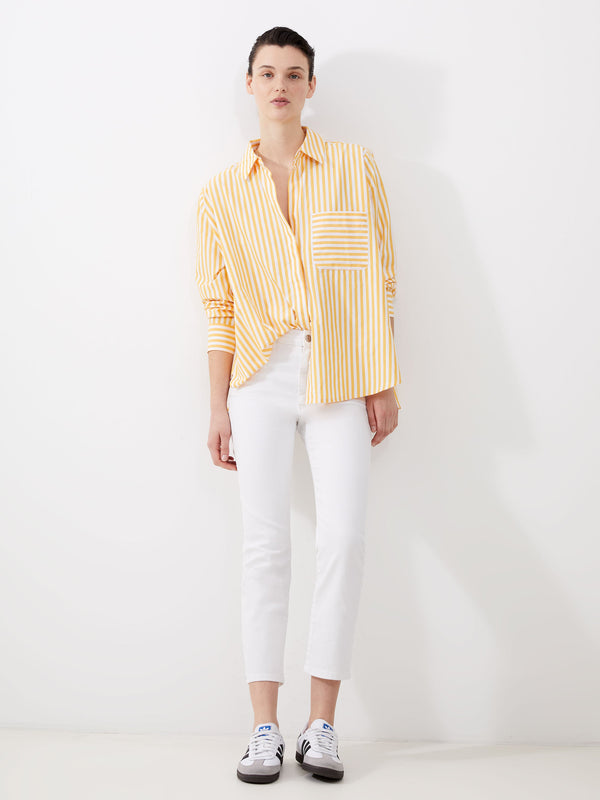 Fcuk Stretch Denim Ankle Length Jeans 28 Inch White