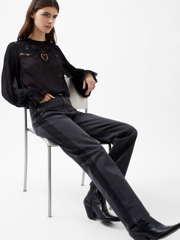 Fcuk Toms Denim Mix Wash Jeans 32 Inch Vint Blk/Just Blk