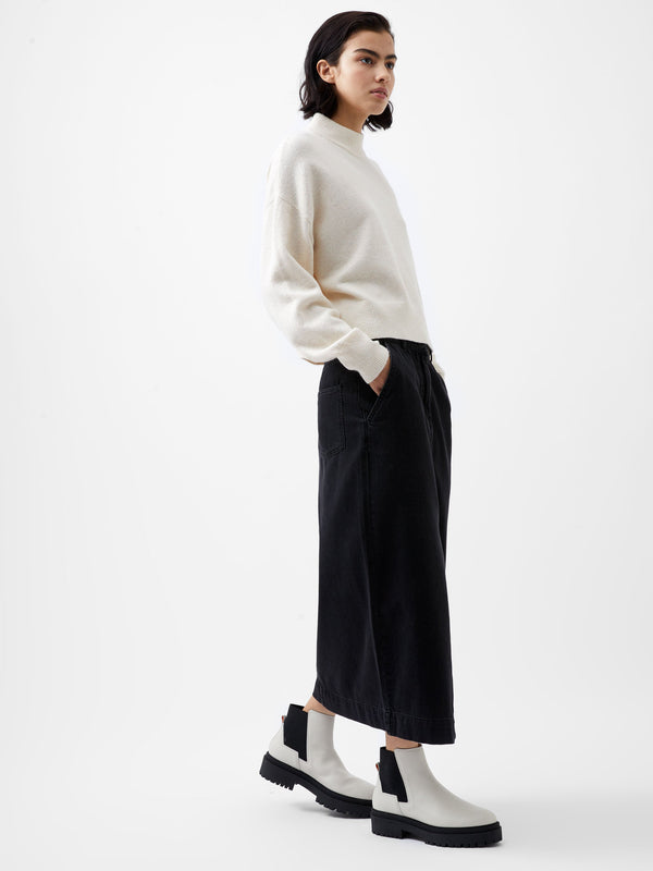 Fcuk Vhari Recycled Grown On Neck Jumper Oatmeal Mel