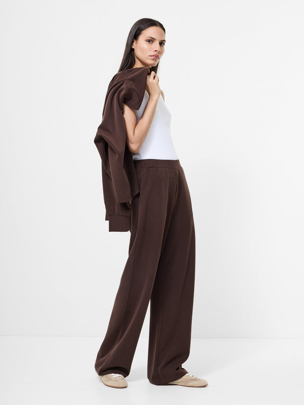 fcuk Wren Slim Fit Straight Leg Trousers Bitter Chocolate