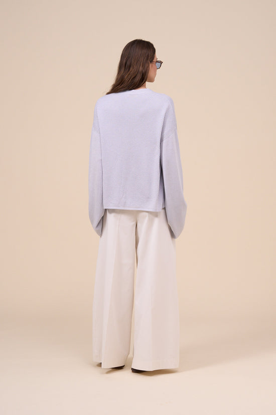 Fedeli Andromaca Lunar Cotton Blend Cardigan LIGHTSTEELBLUE