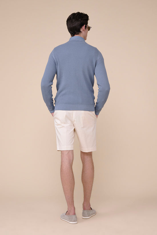 Fedeli Argentina Ibiza Organic Cotton Crewneck SILVER