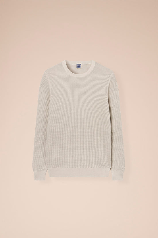 fedeli Argentina Ibiza Organic Cotton Crewneck SILVER