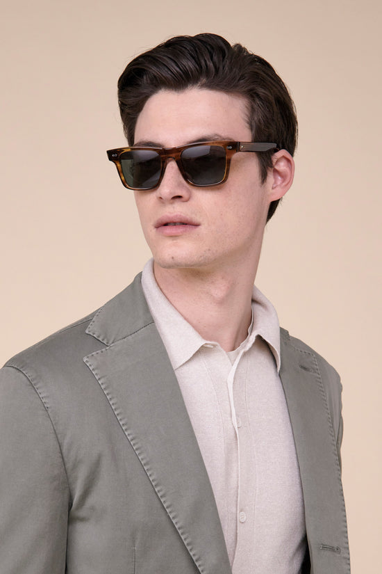 Fedeli Cremona Cotton Drill Flex Single-breast Jacket DARKOLIVEGREEN