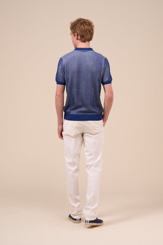 Fedeli Crios Tropico Vanisé Cotton Linen V-neck DIMGRAY