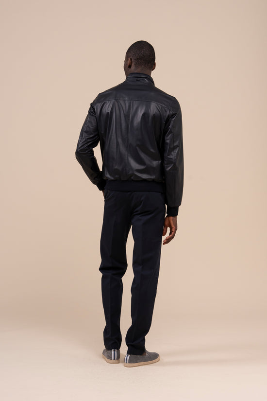 Fedeli Denver Nappa And Airstop Reversible Jacket MIDNIGHTBLUE