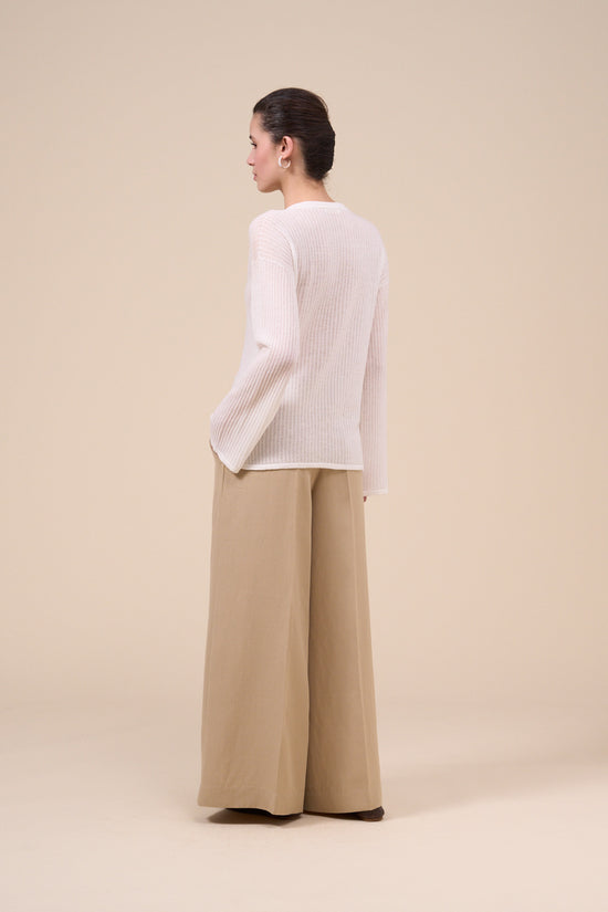 Fedeli Dori Superlight Cashmere V-neck LIGHTSTEELBLUE