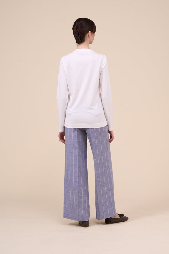 Fedeli Extreme Organic Cotton Long Sleeve T-Shirt WHITE