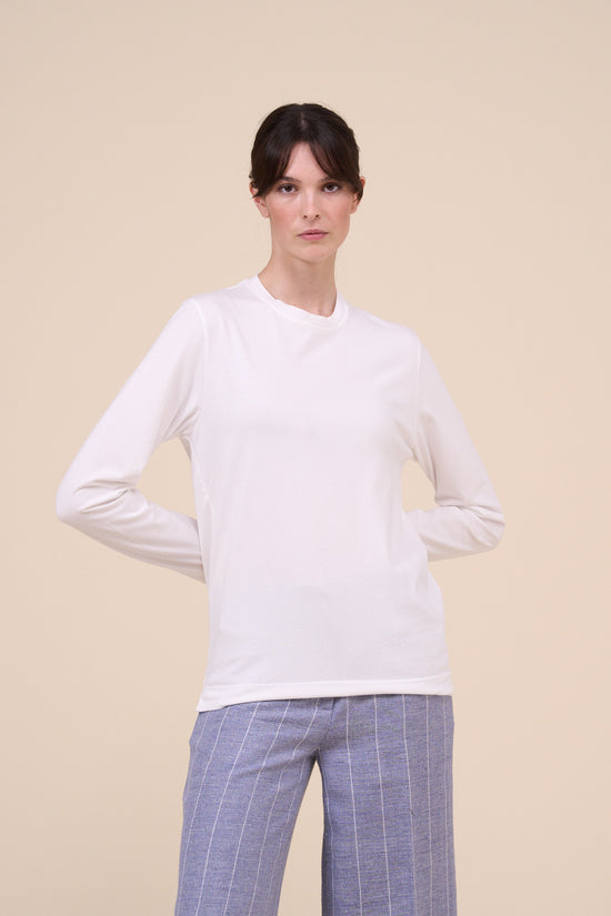 fedeli Extreme Organic Cotton Long Sleeve T-Shirt WHITE