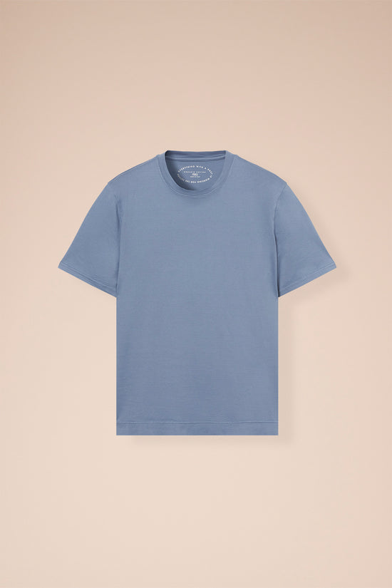 fedeli Extreme Organic Cotton Short Sleeve T-shirt STEELBLUE